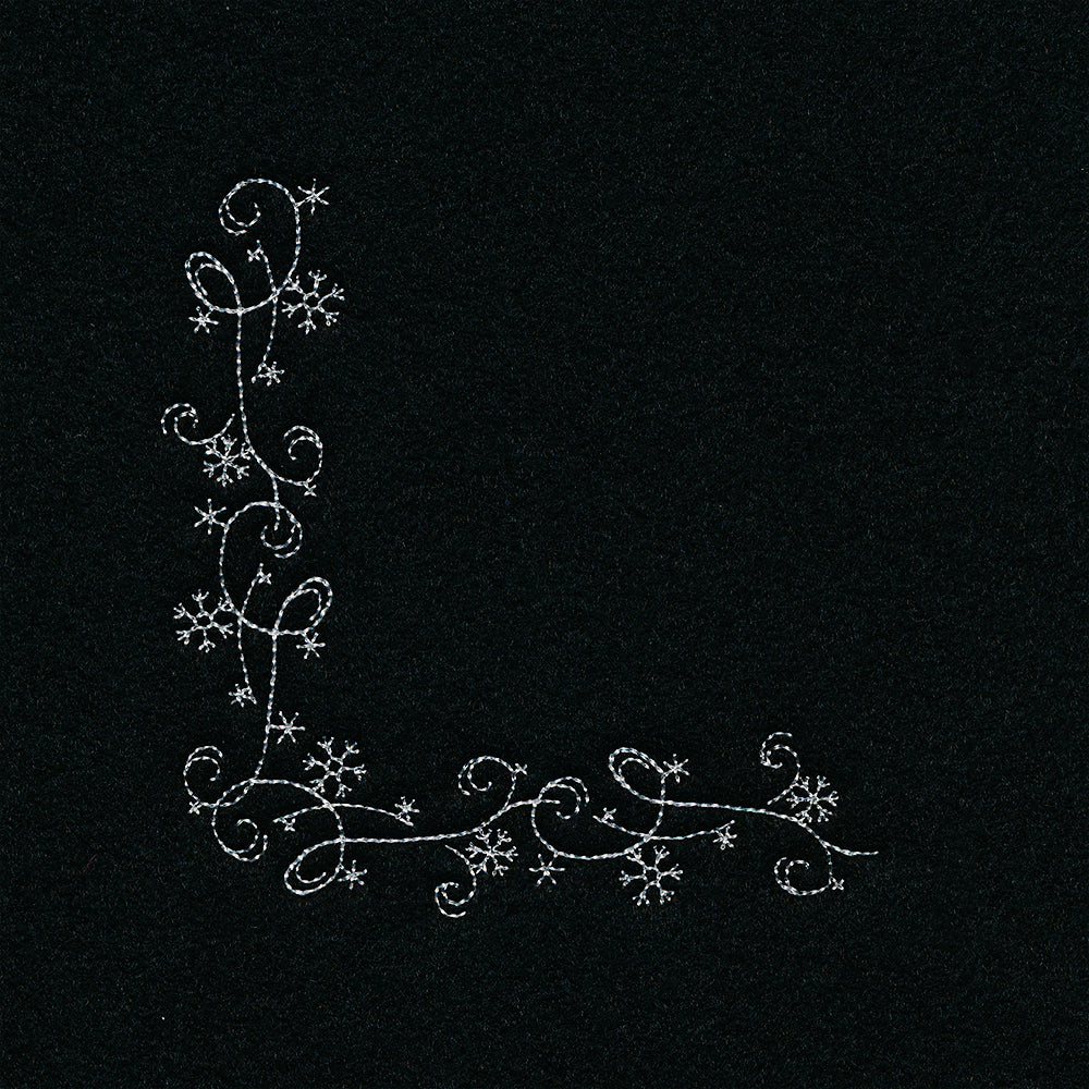 Delicate Snowflake Corner 3