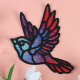 Colorful Bird in Flight 2 (Lace)