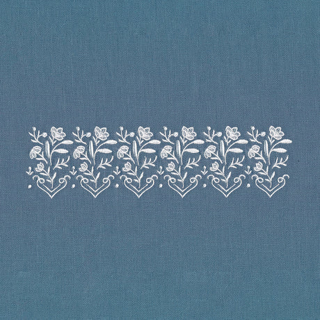 Heirloom Flowers - Border 1 (Whitework)