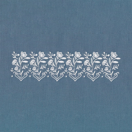Heirloom Flowers - Border 1 (Whitework)