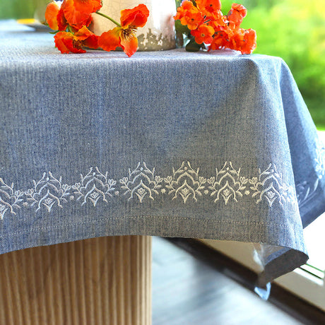 Heirloom Flowers - Border 2 (Whitework)