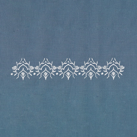 Heirloom Flowers - Border 2 (Whitework)