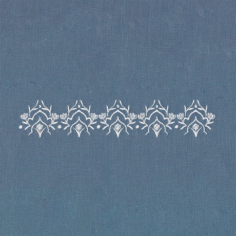 Heirloom Flowers - Border 2 (Whitework)