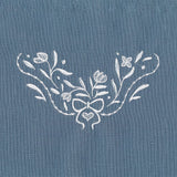 Heirloom Flowers - Corner 2 (Whitework)