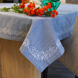 Heirloom Flowers - Corner 1 (Whitework)