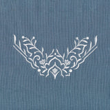 Heirloom Flowers - Corner 1 (Whitework)