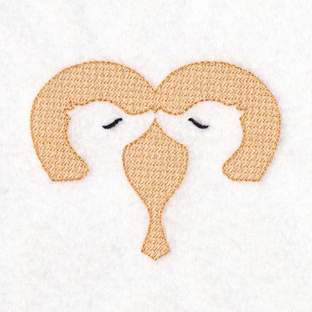 Kissing Ducks Heart (Embossed)