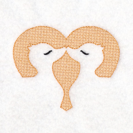Kissing Ducks Heart (Embossed)