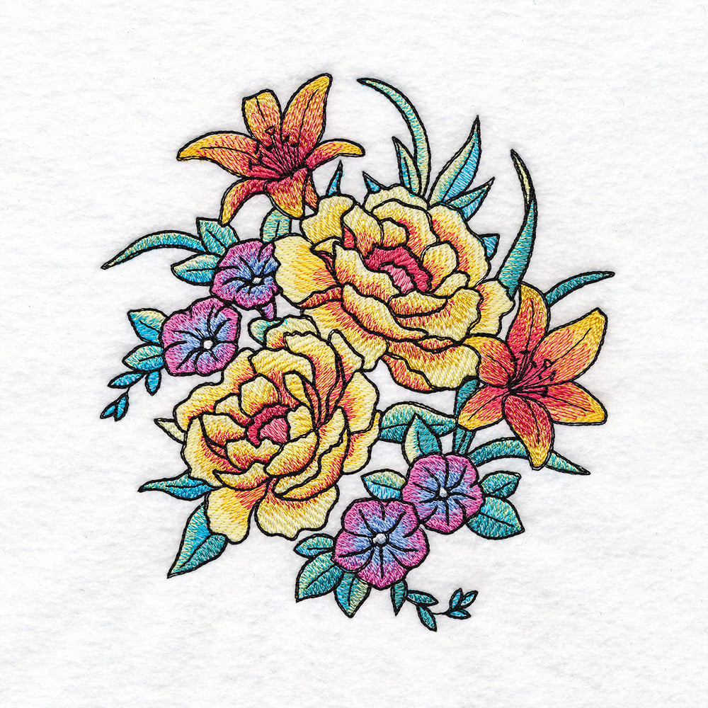 Color Theory Garden Bouquet