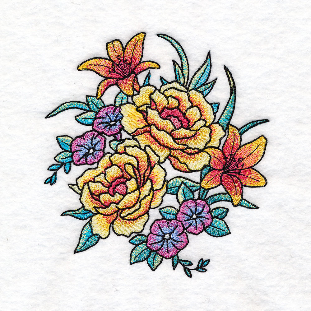 Color Theory Garden Bouquet