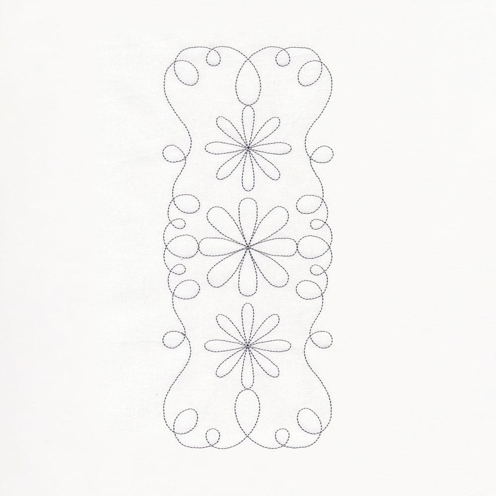 Prairie Petal Quilt Thick Border