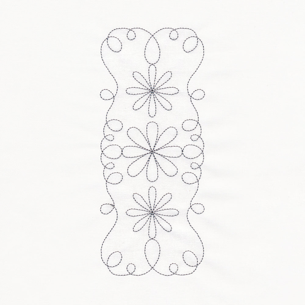 Prairie Petal Quilt Thick Border