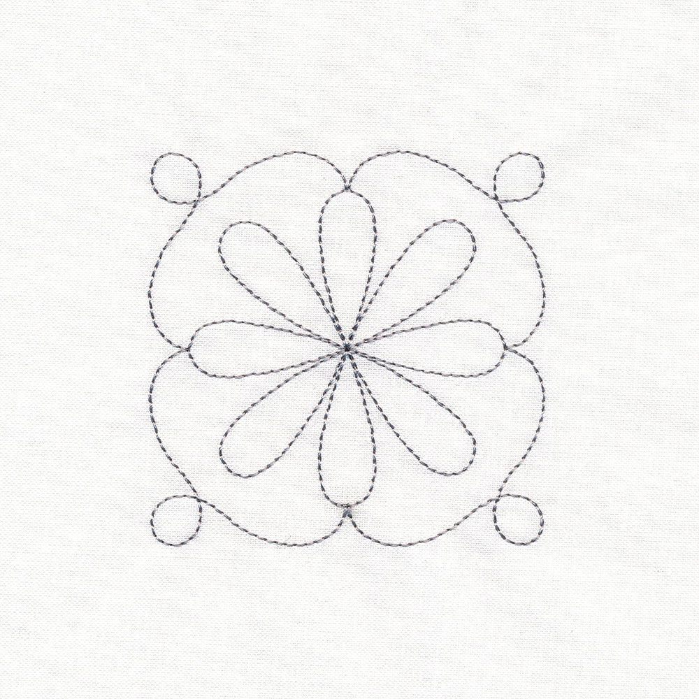 Prairie Petal Quilt Framed Corner