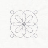 Prairie Petal Quilt Framed Corner