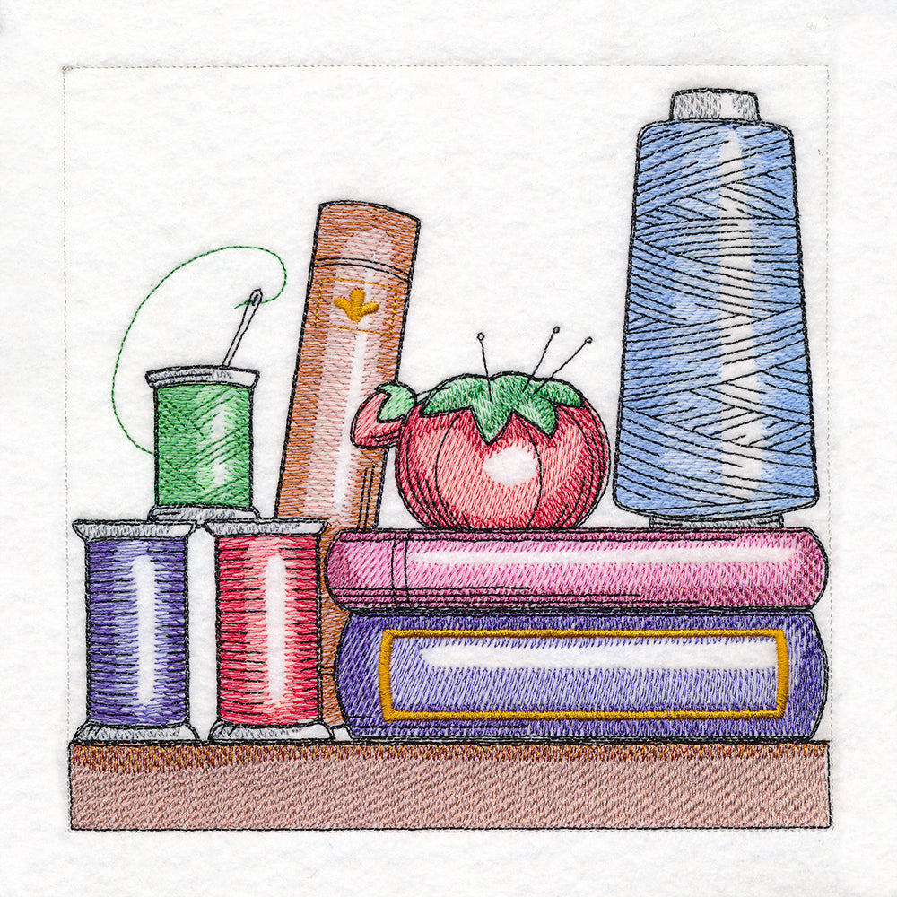 Build a Crafty Bookshelf Quilt - Thread and Pincushion