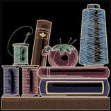Build a Crafty Bookshelf Quilt - Thread and Pincushion
