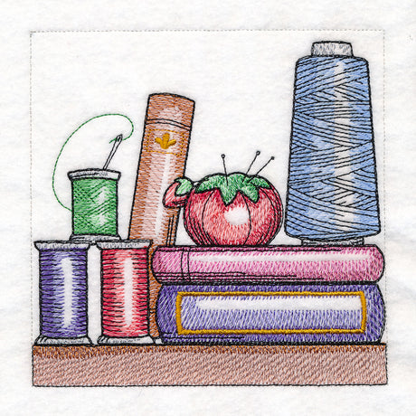Build a Crafty Bookshelf Quilt - Thread and Pincushion