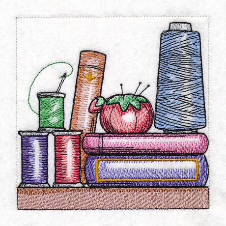 Build a Crafty Bookshelf Quilt - Thread and Pincushion