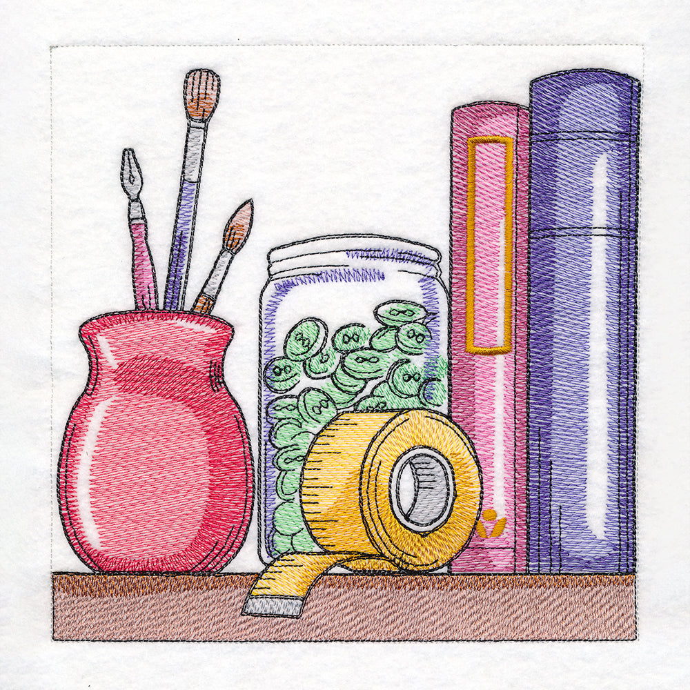 Build a Crafty Bookshelf Quilt - Crafting Supplies