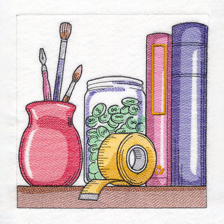 Build a Crafty Bookshelf Quilt - Crafting Supplies