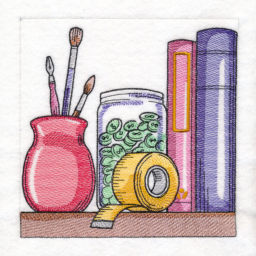 Build a Crafty Bookshelf Quilt - Crafting Supplies