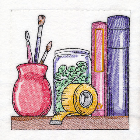 Build a Crafty Bookshelf Quilt - Crafting Supplies