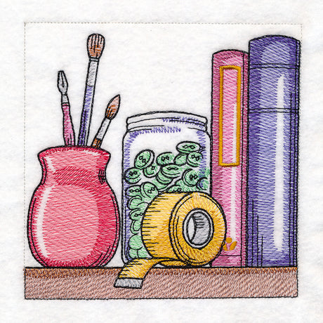 Build a Crafty Bookshelf Quilt - Crafting Supplies