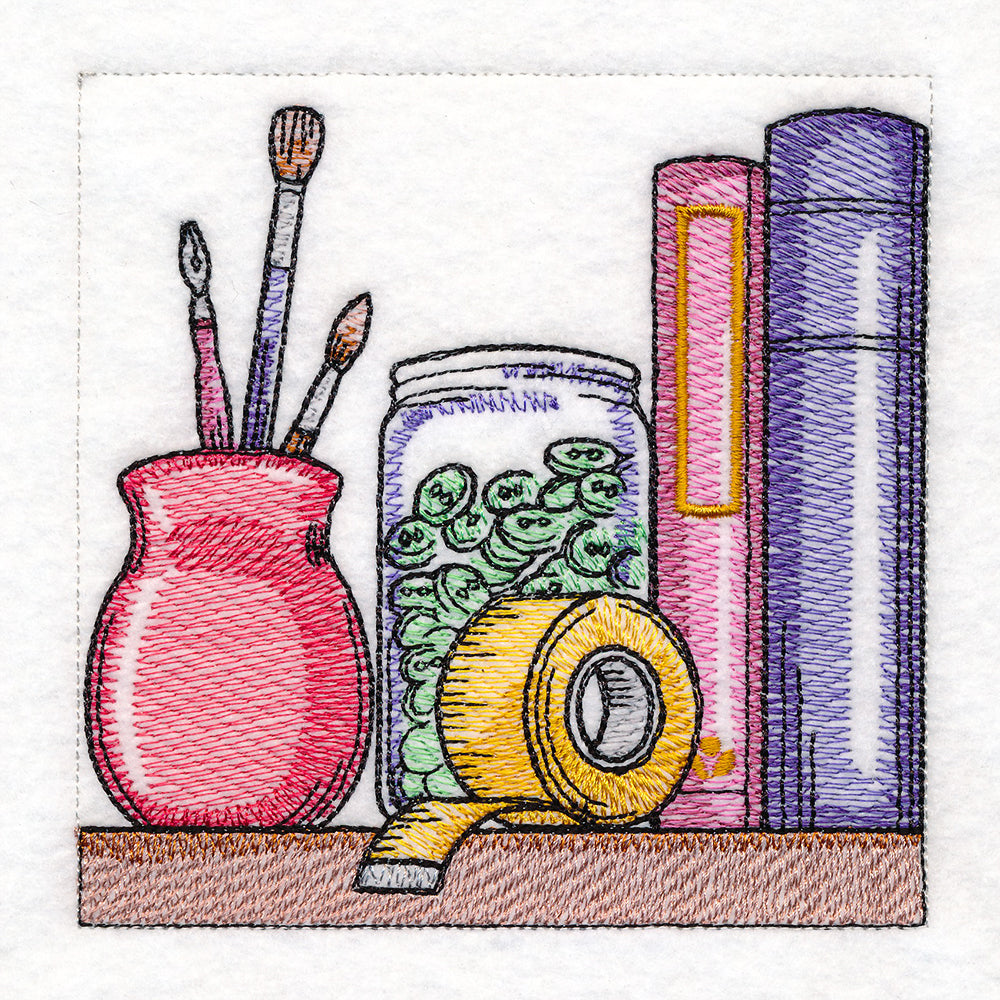 Build a Crafty Bookshelf Quilt - Crafting Supplies