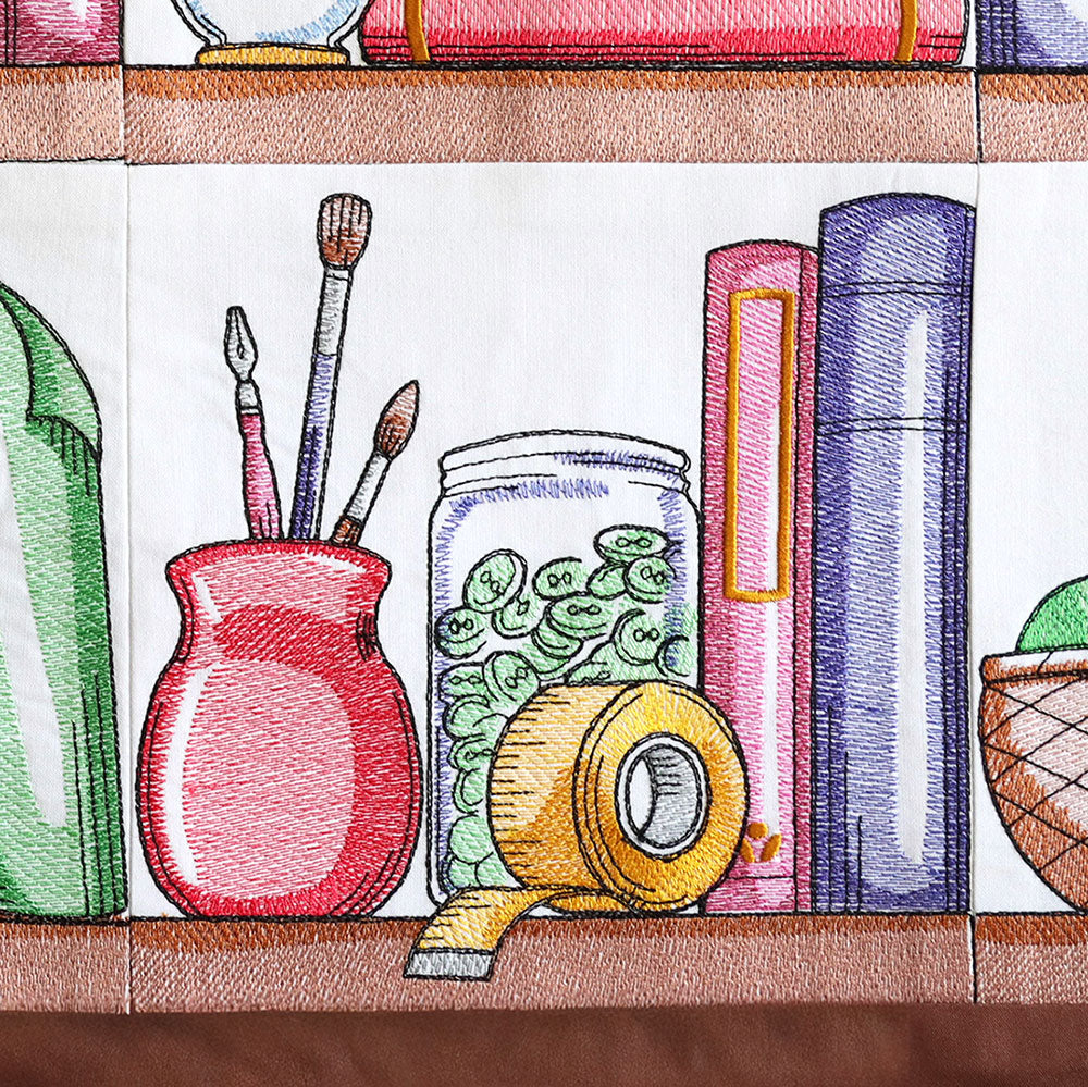 Build a Crafty Bookshelf Quilt - Crafting Supplies