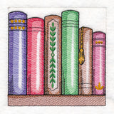 Build a Crafty Bookshelf Quilt- 6 Book Row