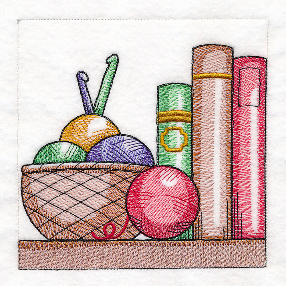 Build a Crafty Bookshelf Quilt - Crochet