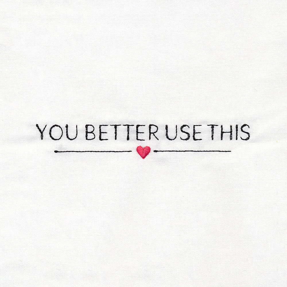 You Better Use This Quilt Label