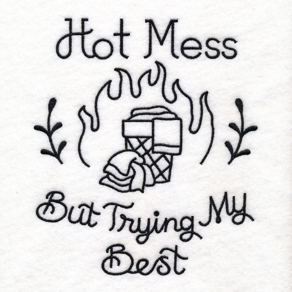 Saucy Mom Sayings - Trying My Best