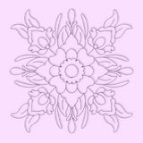 Rosemaling Blooms Quilting - Buds and Blooms (Double Run)