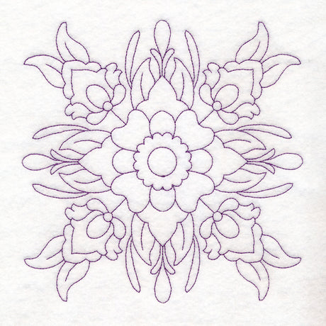 Rosemaling Blooms Quilting - Buds and Blooms (Double Run)