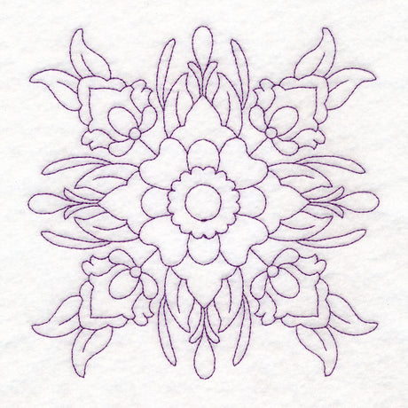 Rosemaling Blooms Quilting - Buds and Blooms (Double Run)