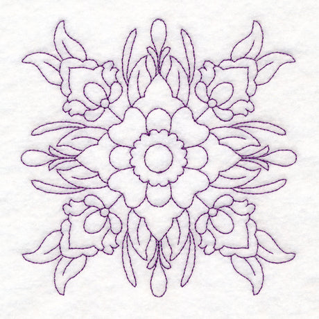 Rosemaling Blooms Quilting - Buds and Blooms (Double Run)