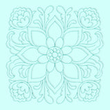 Rosemaling Blooms Quilting - Bold Bloom (Double Run)
