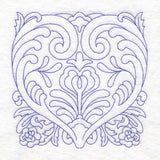 Rosemaling Blooms Quilting - Heartfelt Blooms (Double Run)