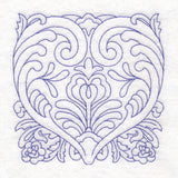 Rosemaling Blooms Quilting - Heartfelt Blooms (Double Run)