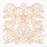 Rosemaling Blooms Quilting - Stacked Blooms (Double Run)