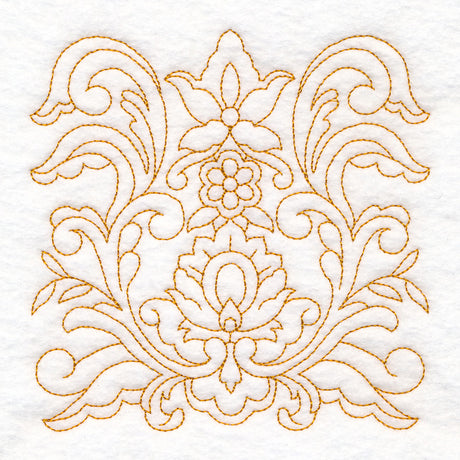 Rosemaling Blooms Quilting - Stacked Blooms (Double Run)