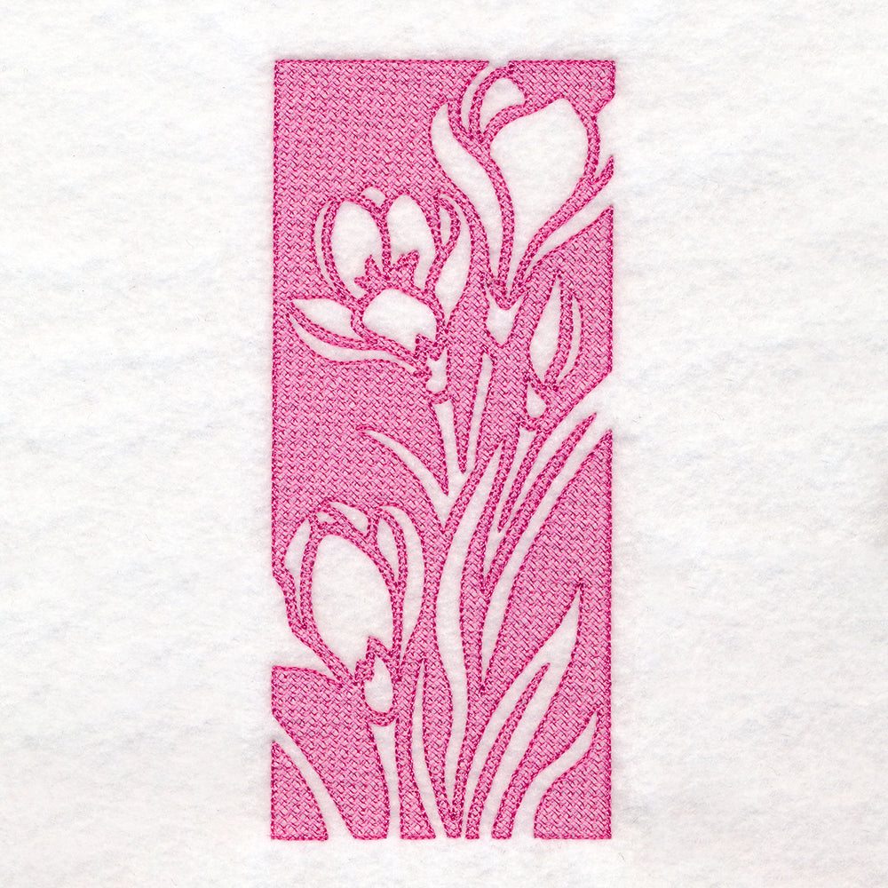 Spring Flowers - Crocus (Embossed)