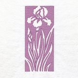 Spring Flowers - Iris (Embossed)
