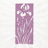 Spring Flowers - Iris (Embossed)