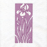 Spring Flowers - Iris (Embossed)