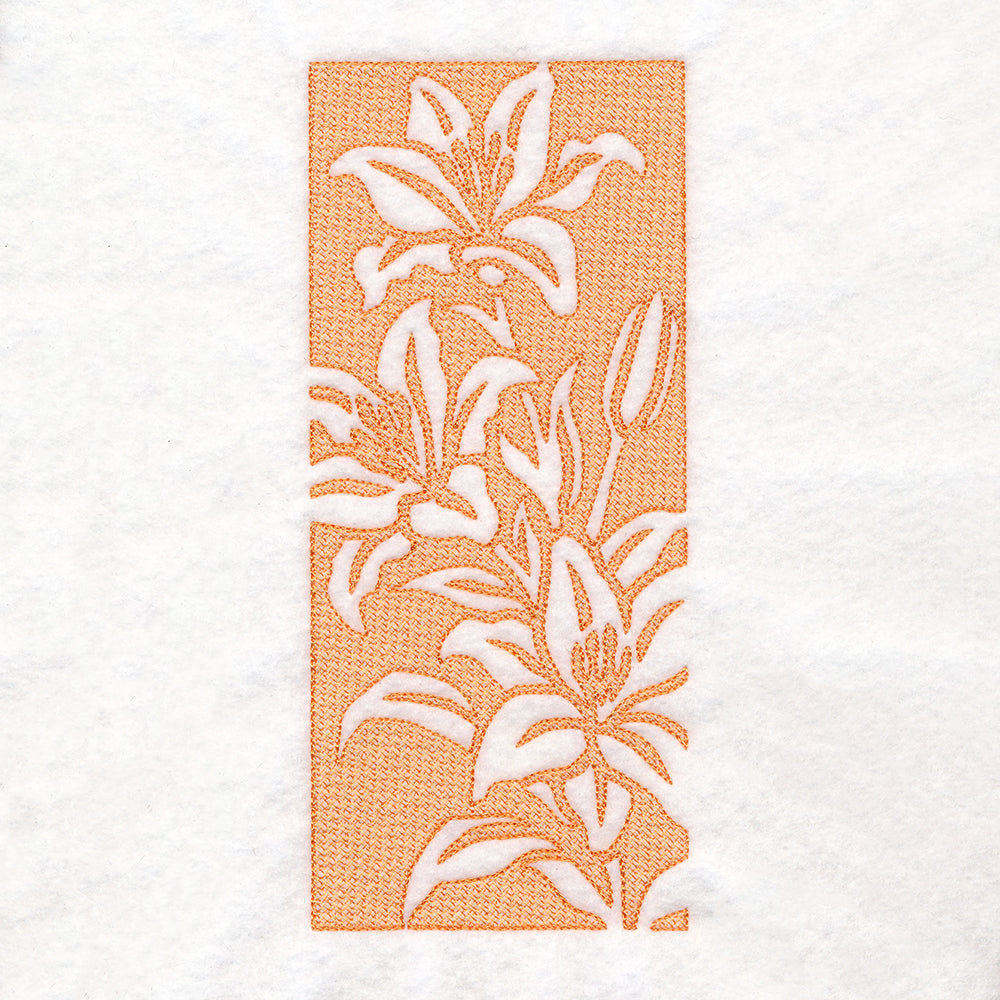 Spring Flowers - Tiger Lily (Embossed)