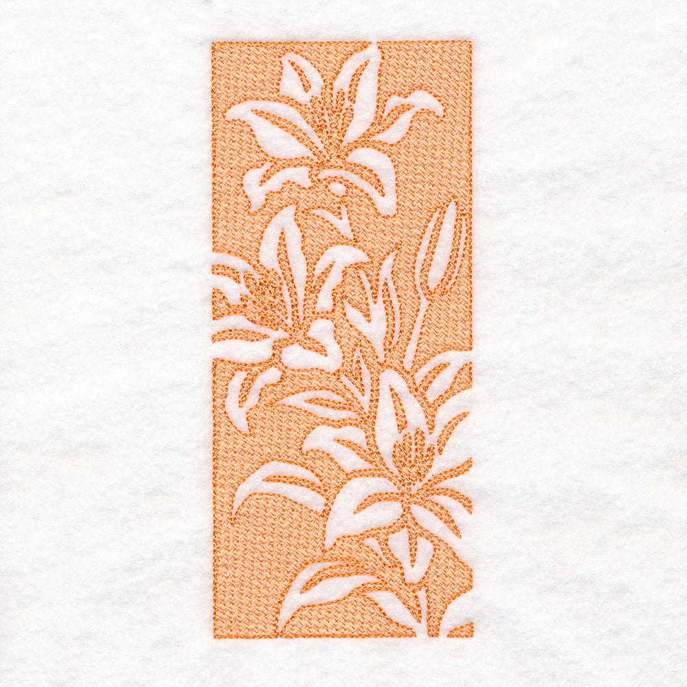 Spring Flowers - Tiger Lily (Embossed)