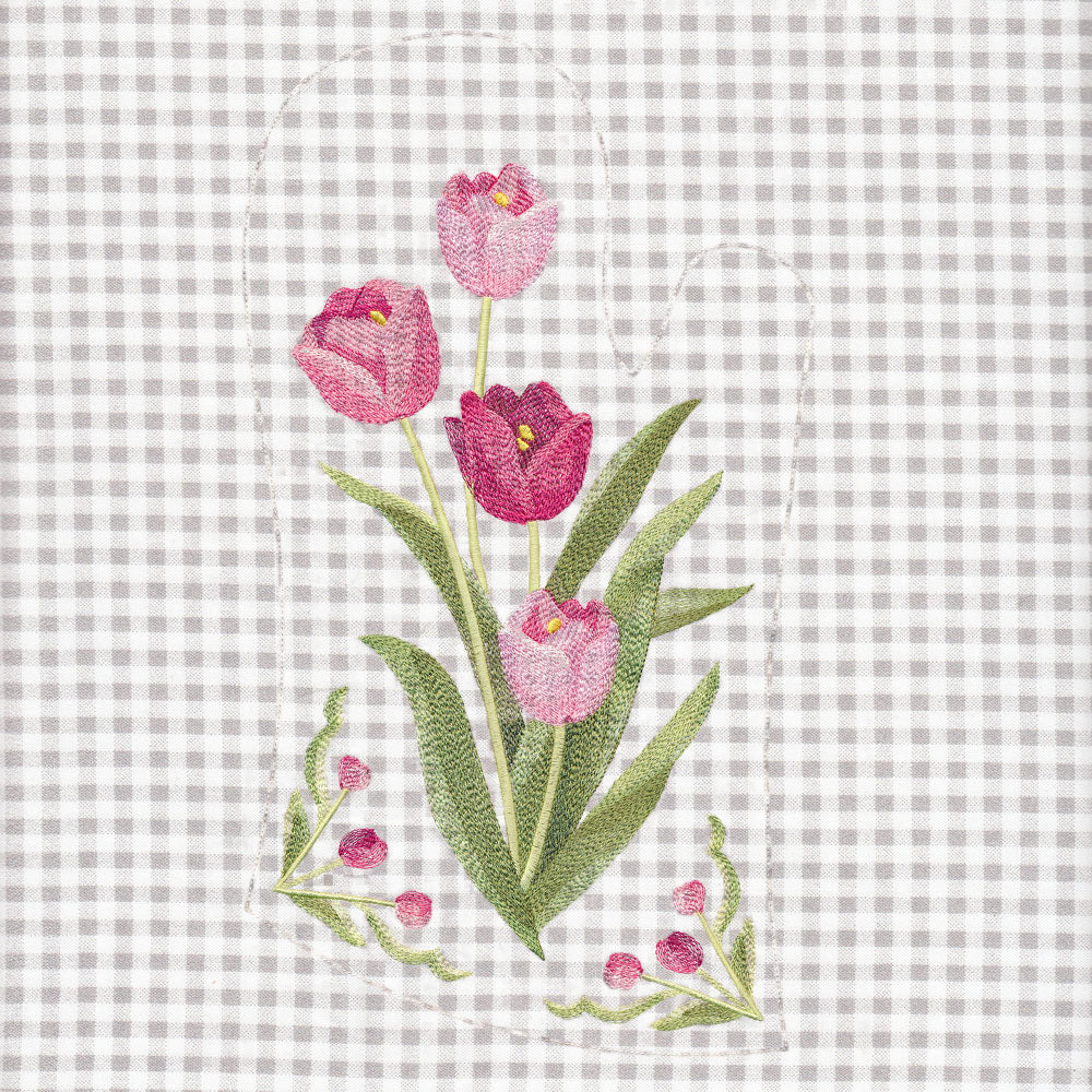 Truly Tulip Oven Mitt