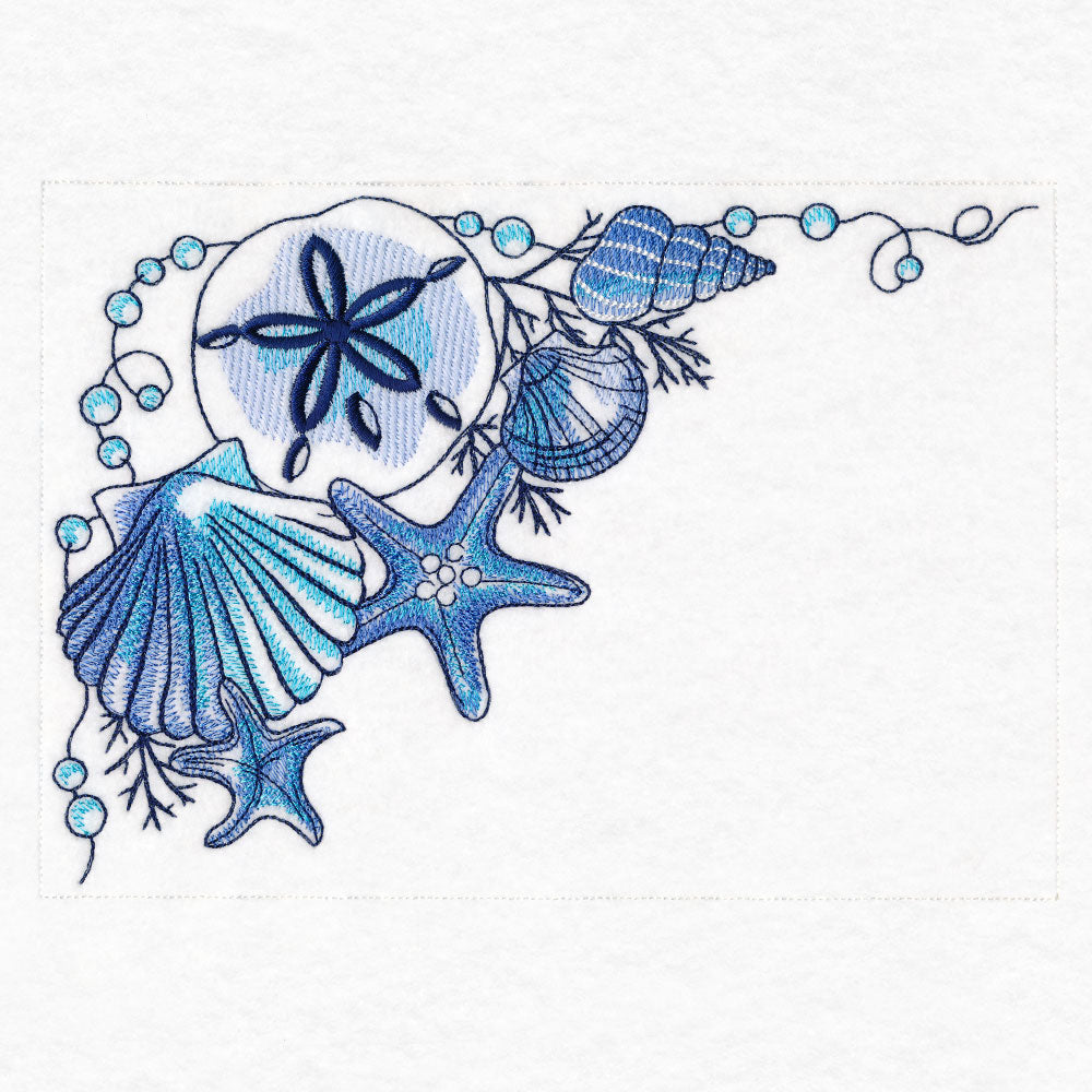 Coastal Charm Placemat Corner - Top Left